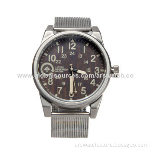New Fashion Vintage Style Watch for Men with Nato Strap, Customized Logos Welcomed